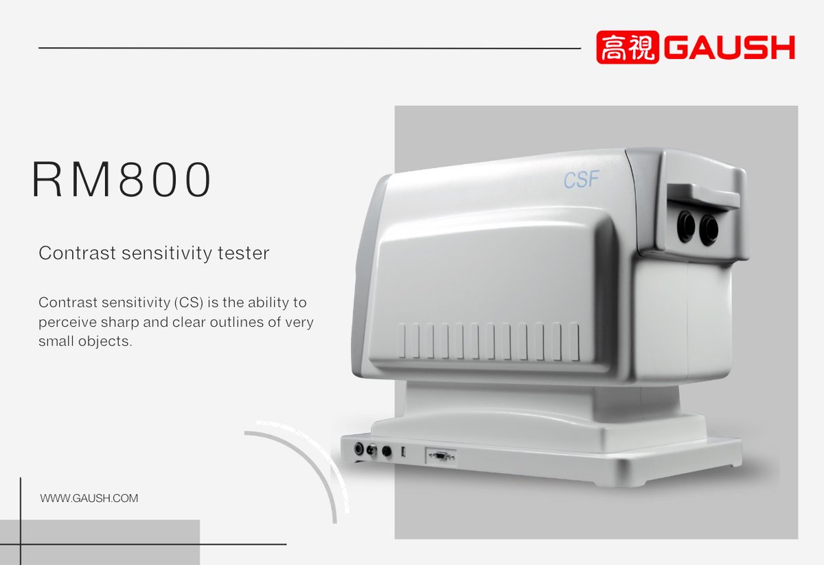 GaushMedical's tweet image. #contrastsensitivity #visualacuity
GAUSH contrast sensitivity tester