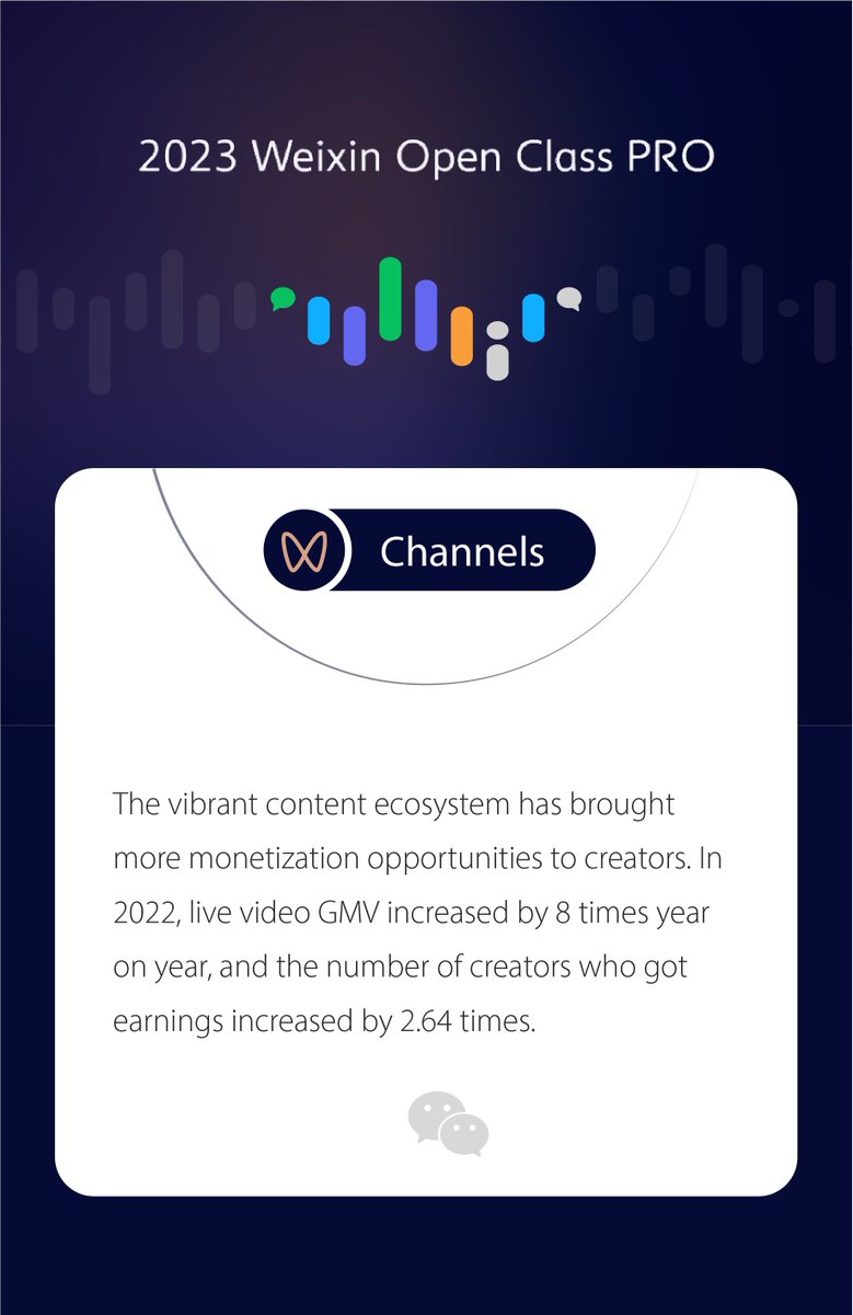 Weixin_WeChat's tweet image. At 2023 #WeixinOpenClassPro, we shared the in-depth practices and reflections of #Weixin over the past year. Here are the highlights🌟: