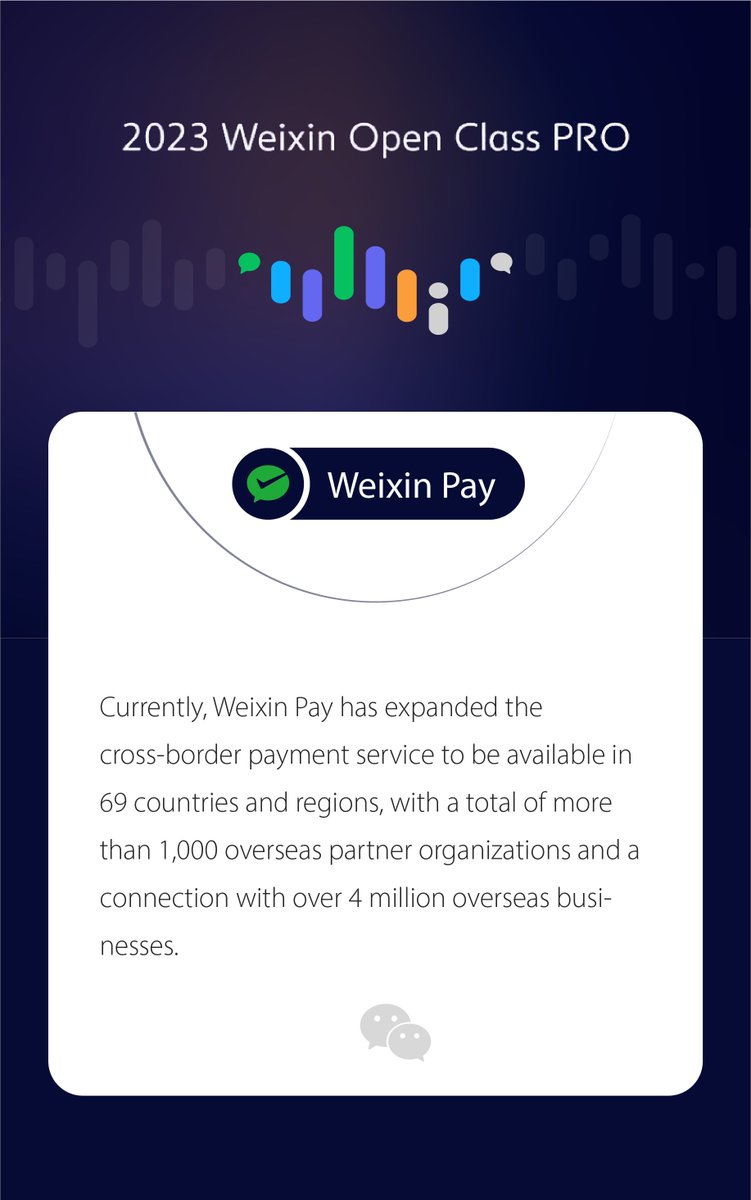 Weixin_WeChat's tweet image. At 2023 #WeixinOpenClassPro, we shared the in-depth practices and reflections of #Weixin over the past year. Here are the highlights🌟: