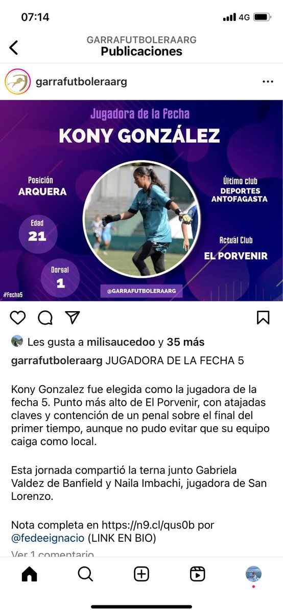 DTAdolfoTropp's tweet photo. @PumaSantiaguino y es de Antofagasta, está cumpliendo un gran desempeño en la primera división del fútbol Argentino, solo 21 años. Merece una oportunidad en la Sub 23 https://t.co/R6TXGaAiDN