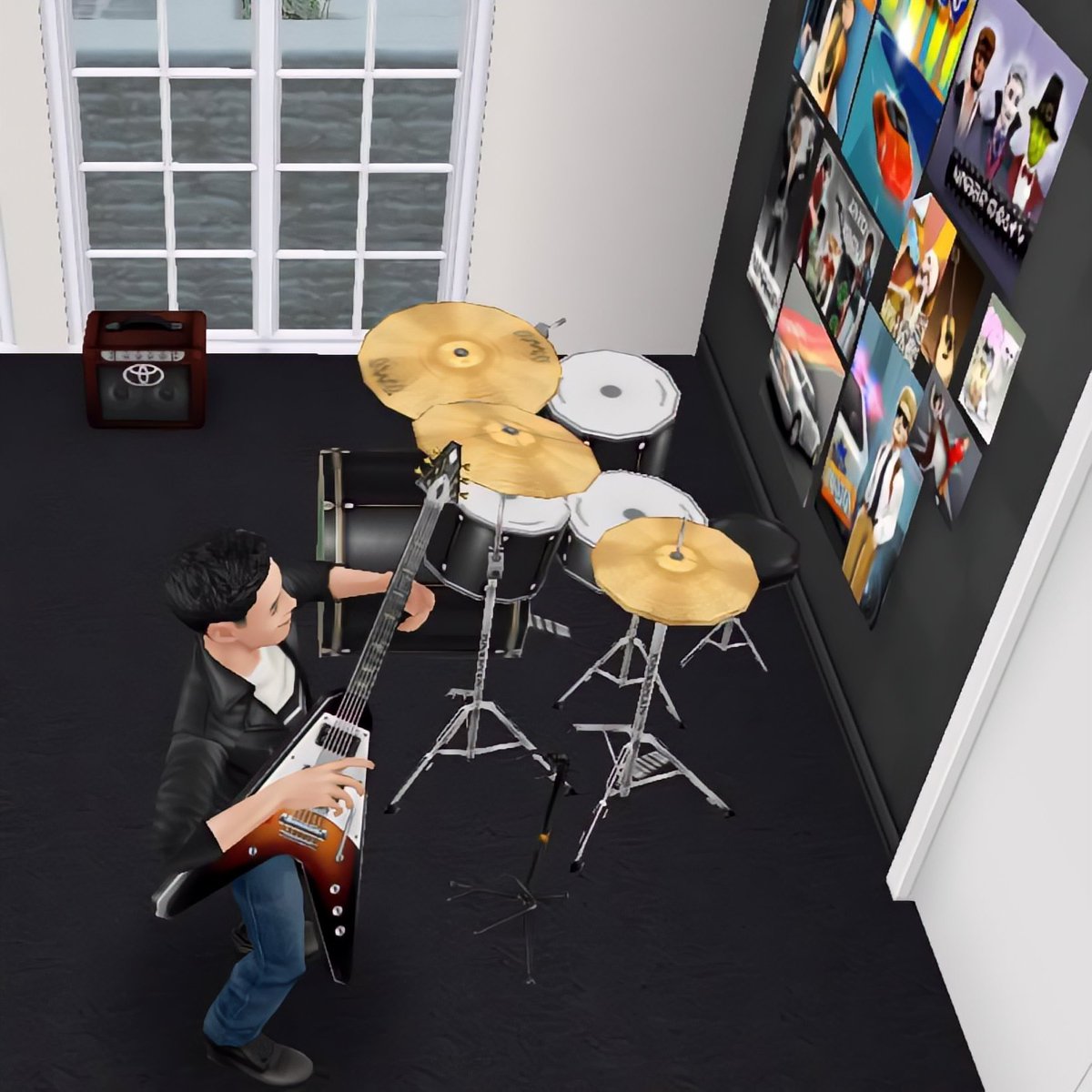 CornellOficial's tweet photo. Welcome to the Hotel California 🤘🏻🎸
#TheSims #TheSimsFreeplay #TheSimsMobile #TheSimsRock #TheSimsHotelCalifornia https://t.co/x1MkO3kVoS