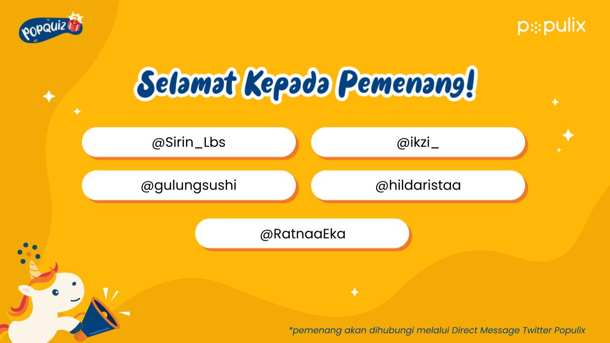 populixco's tweet photo. DAANNN SELAMAT KEPADA 5 PEMENANG #Giveaway #Populix periode Maret 2023! π₯³
Wahh selamat ya untuk para pemenang!
Mohon cek DM kalian masing-masing yuk sebelom berbuka puasa dan menyambut weekend hihi! π¦π₯³
#Populix #Dengandata #Risetpasar https://t.co/N9D6BxdZyx