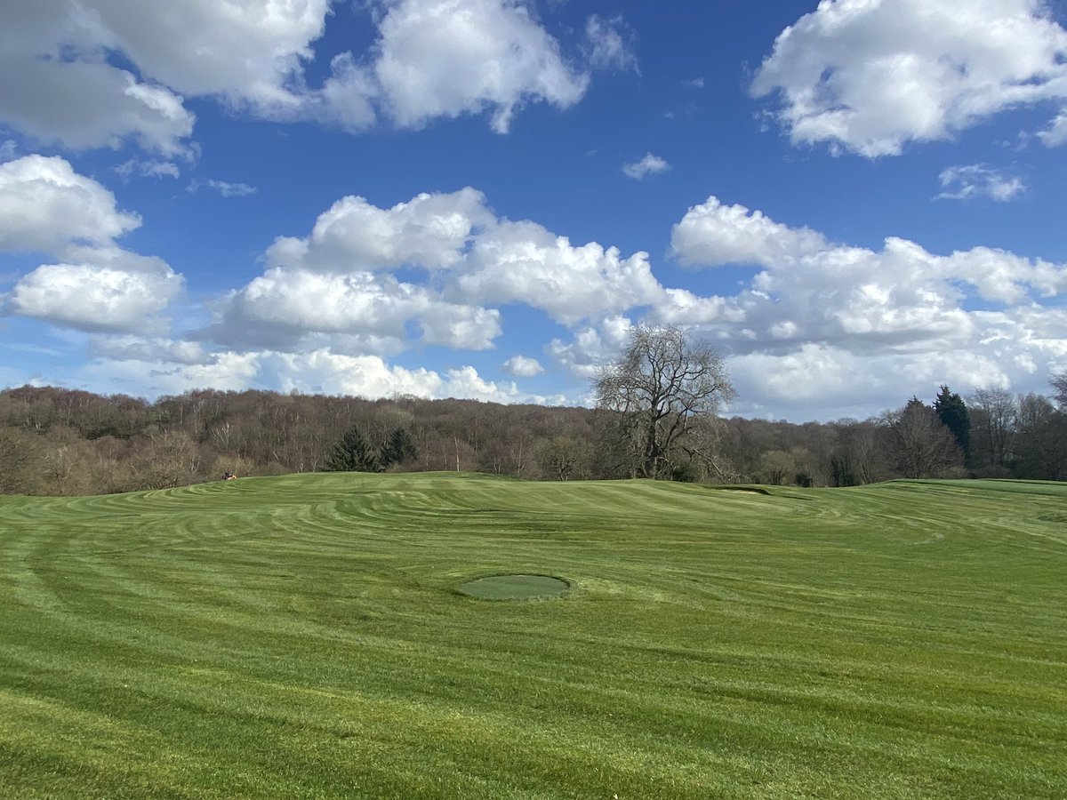 headingleygolf's tweet photo. Short-game area update 

First ride-on mowing has now happened as mowing heights start to be reduced towards their finished levels ahead of opening

The planned date of that remains June 1 and will happen when we can now all surfaces a minimum of twice per week 👍 https://t.co/N1D8k97Dj0