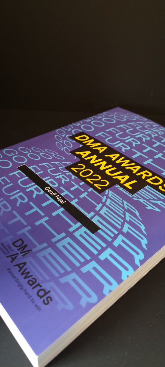 GeoffNealGroup's tweet photo. It's out! The @DMA_UK Awards Annual 2022 has now been published including a personalised cover for the judges, winners and sponsors.
This is your guide to the Golds, the Silvers, the Bronzes and the Grand Prix Winner.
Have you got yours?
#DMAAwards
#GoFurther
#TrustInPrint https://t.co/FfdMuWFzgn