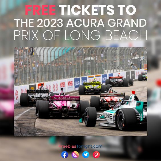 Get ready for an unforgettable experience at the 2023 Acura Grand Prix of Long Beach with 2 FREE #tickets.

#acuragrandprixoflongbeach #freetickets #carsracing #formulacar 

Get This Offer by Clicking The Link➡️: freebiestonight.com/long-beach-gra…