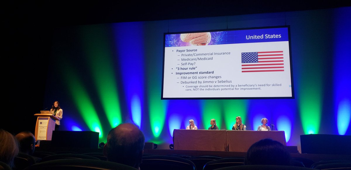 My esteemed colleague, Dr. Katherine O'Brien <a href="/ko400/">KO</a> sharing #DisordersofConsciousness care in the US during Global Analysis session at #IBIA. Definitely eye opening to hear about different healthcare systems and clinical challenges faced in other countries.