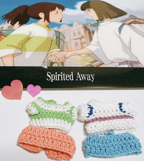 ハクと千尋のミニミニお洋服💕シルバニアな千と千尋の世界。Spirited Away 