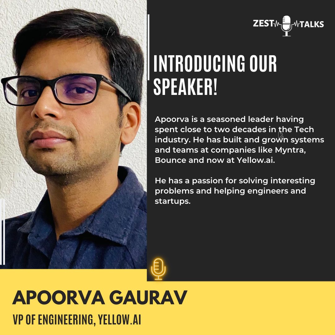 zest_partners's tweet photo. Episode 8, “FUTURE OF TECH: EXPLORING THE GENERATIVE AI/CHATGPT".

Date: 14th April 2023
Timing: 4:00 PM - 5:15 PM

Sign Up Today: 
https://t.co/EhwlIrGfdy

#onlinewebinar #Futuretech #artificialintelligence #chatgpt #livewebinar #techseries #zesttalks #seminaronline #onlineevent https://t.co/DXlopcG4xM