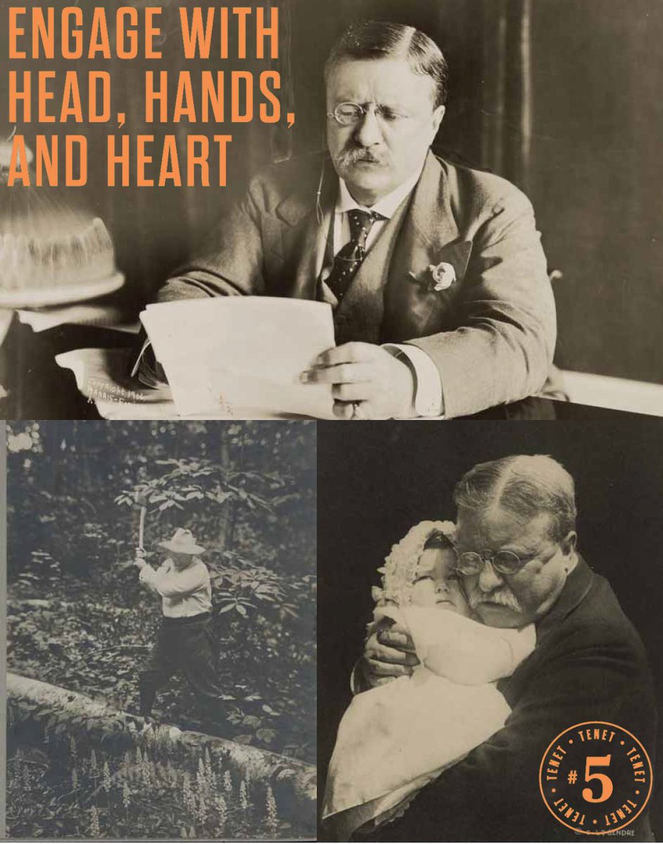 TRPresLibrary's tweet photo. The stories of the TRPL will unlock all three facets of TR—the stories of his “hands,” his “head,” and his “heart.” In encouraging action, learning, and contemplation, the TRPL offers participants a “whole human” exploration.
#TheodoreRoosevelt #GetintheArena https://t.co/h6ARImV2KT