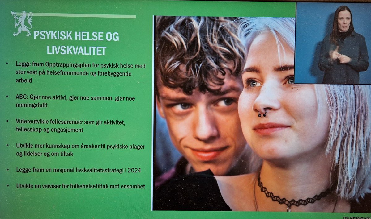 Livskvalitet (@qol_and_pain) on Twitter photo Vi i <a href="/QoL_and_pain/">Livskvalitet</a> følger spent m på #folkehelsemeldinga som nå legges frem av <a href="/ingvildkjerkol/">Ingvild Kjerkol</a> og gleder oss til å lese mer om Nasjonal strategi for livskvalitet som ventes i 2024 🤓 Vi i <a href="/QoL_and_pain/">Livskvalitet</a> følger spent m på #folkehelsemeldinga som nå legges frem av <a href="/ingvildkjerkol/">Ingvild Kjerkol</a> og gleder oss til å lese mer om Nasjonal strategi for livskvalitet som ventes i 2024 🤓