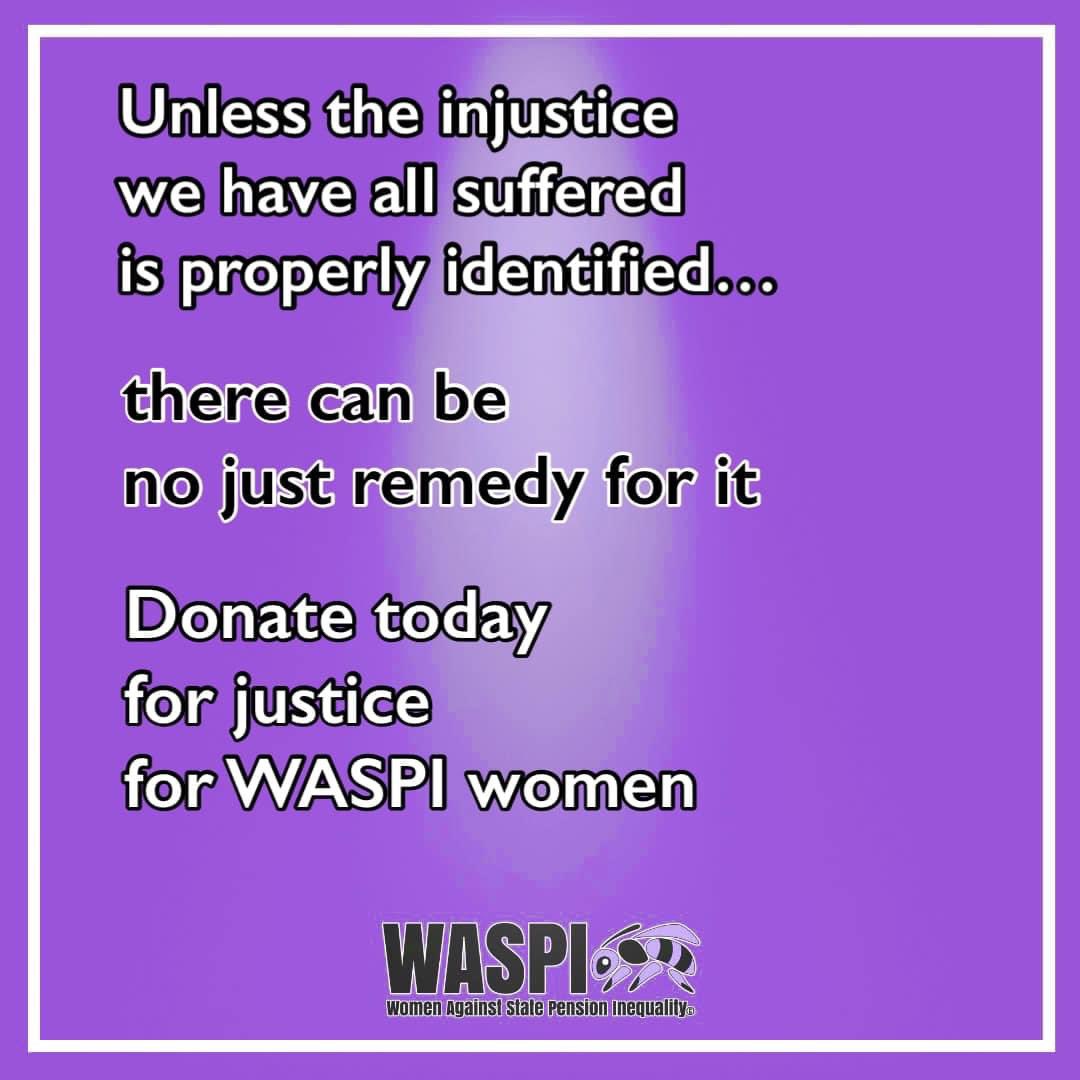 #WASPI @WASPI_Campaign #StatePensionAge rise without any or due notification #poverty Donations can be made at crowdjustice.com/case/fair-comp… Thank you