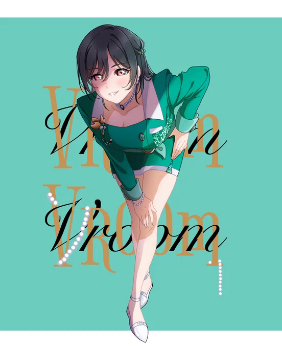 r3birth「Vroom Vroom」の衣装好きなんですよね〜なので栞子ちゃん描きました! 