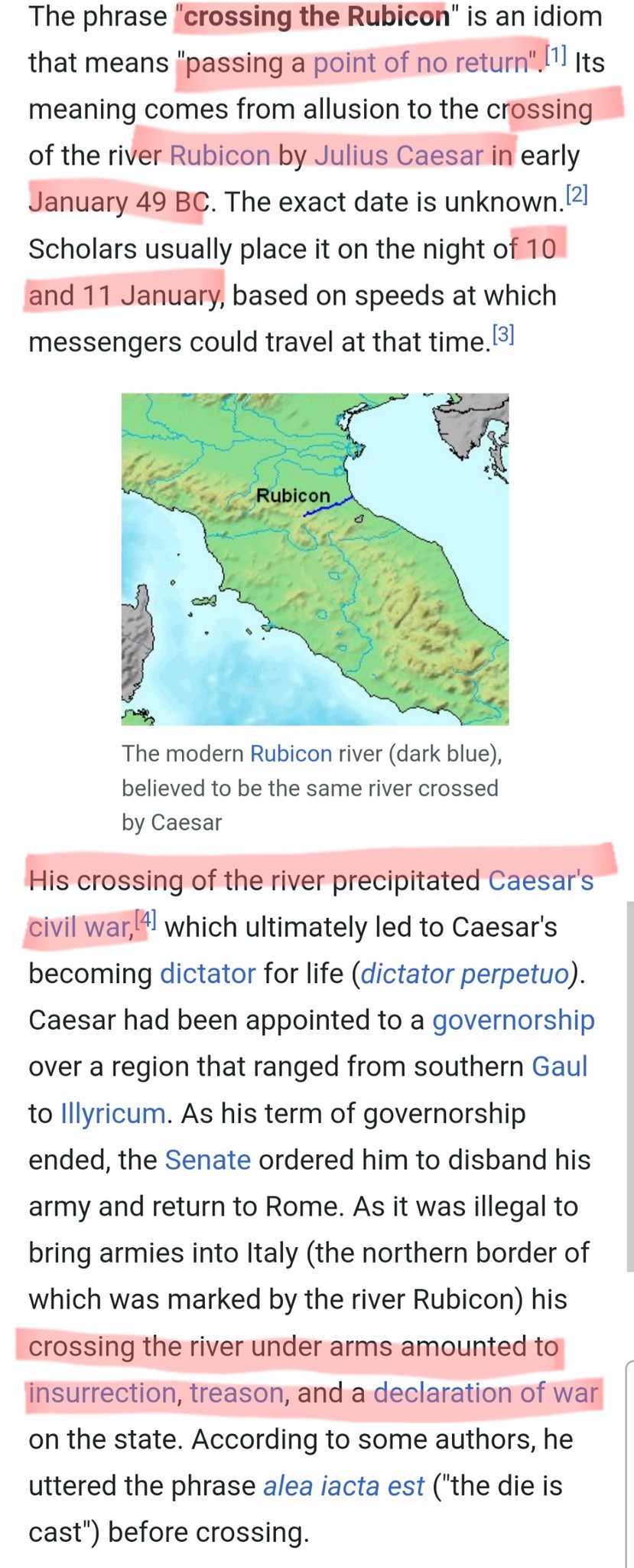 Rubicon River Map