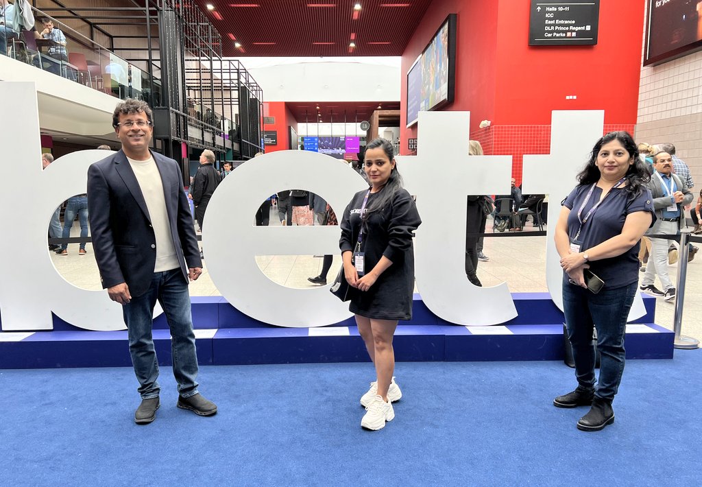 Our Chairperson and Director, @MukeshQAIT and the esteemed Primary School Principal, @AneeshaSahni and Secondary School Principal Rashima Varma at the #bett2023 exhibition in London, a global gathering of educators and innovators exploring the latest advancements in edtech.