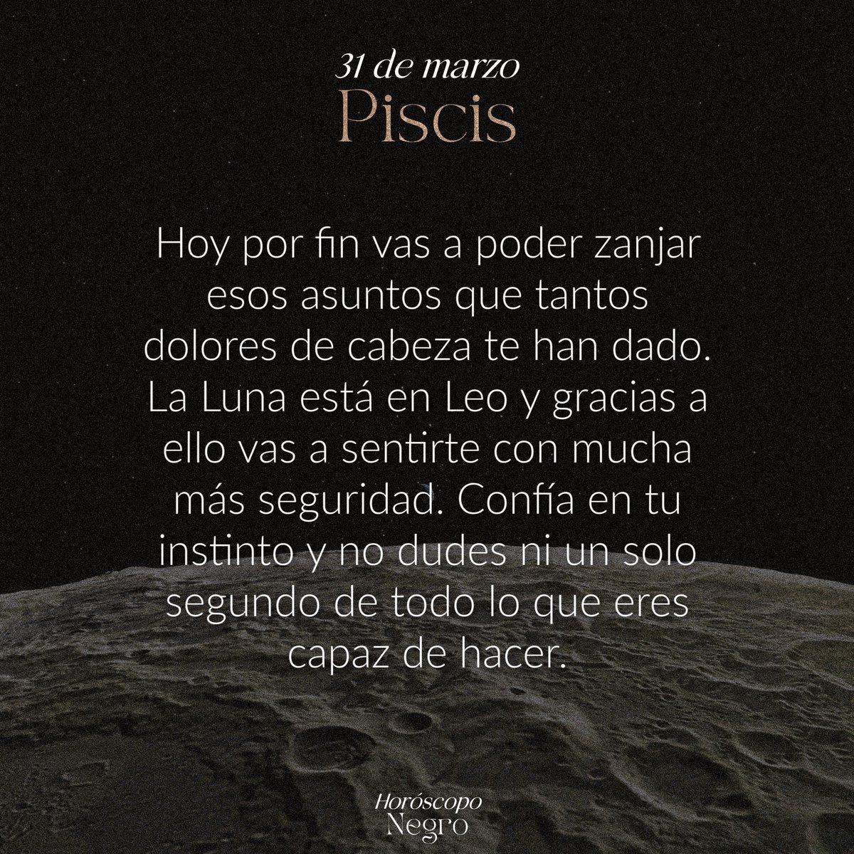 piscis_hn's tweet photo. El horóscopo diario del 31 de marzo para Piscis 🔮♓ Lee completo aquí: https://t.co/1X5UmKJd3F https://t.co/ddZNpxLtJw