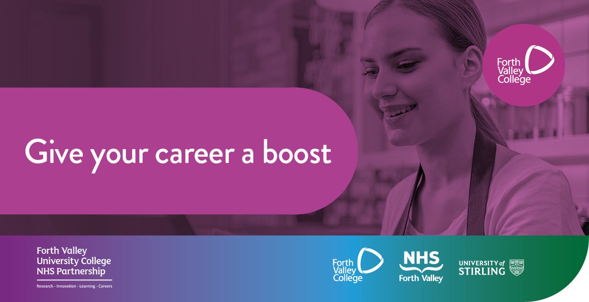 Forth Valley College (@fvcollege) on Twitter photo In partnership with <a href="/NHSForthValley/">NHS Forth Valley</a> and <a href="/StirUni/">University of Stirling</a> we offer an excellent opportunity for NHS staff to complete a HNC Healthcare Practice course while continuing to work.
Progression includes moving on to an Undergraduate Nursing Degree 👩⚕️
Apply here 👉 bit.ly/3InObQy In partnership with <a href="/NHSForthValley/">NHS Forth Valley</a> and <a href="/StirUni/">University of Stirling</a> we offer an excellent opportunity for NHS staff to complete a HNC Healthcare Practice course while continuing to work.
Progression includes moving on to an Undergraduate Nursing Degree 👩⚕️
Apply here 👉 bit.ly/3InObQy