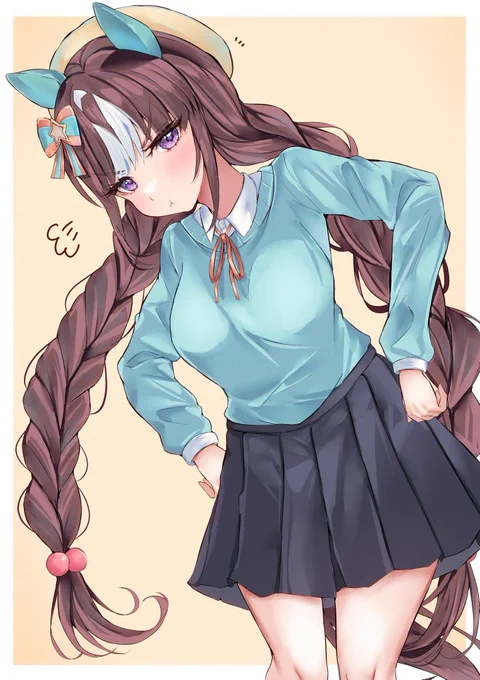 じーっ。#ウマ娘 