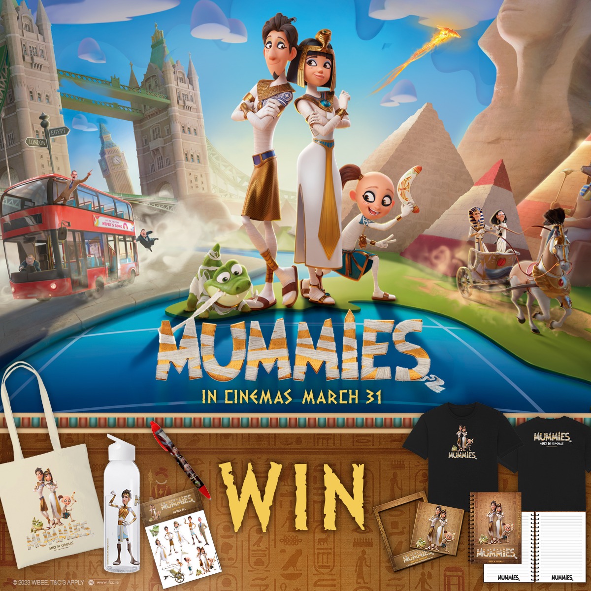 ✨ COMPETITION ✨ To celebrate #MummiesMovie coming to cinemas today, we're giving away an exciting merch bundle! Simply RT this tweet & follow us by April 28 to be in with a chance to #WIN!