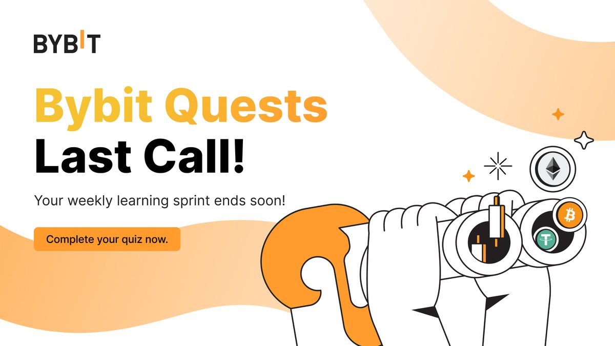 Bybit_Official's tweet photo. Don't forget to join this week's #BybitQuest!
Learn About Copy Trading and at the same time get a chance to win 25 $USDT.
Join the Quest today: https://t.co/CZu6vnahR9
#Bybit #TheCryptoArk https://t.co/OqBuQ1Ze96