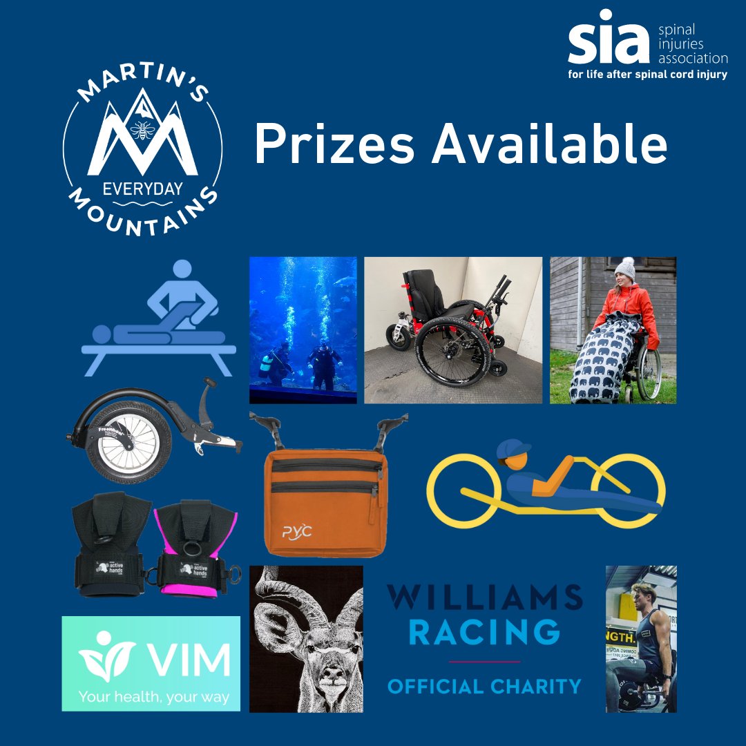Launching this Monday, you can enter our amazing competition for a chance to win any of our 13 prizes!

These include Martin's Kilimanjaro-conquering trike, a <a href="/WilliamsRacing/">Atlassian Williams Racing</a> tour experience, and £1,000 towards physio sessions!

Full details coming soon!