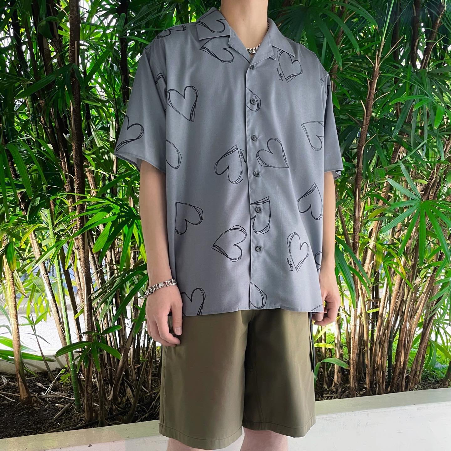 milkboy 原宿本店限定 ヘブンリーシャドウ シャツ ブラウス