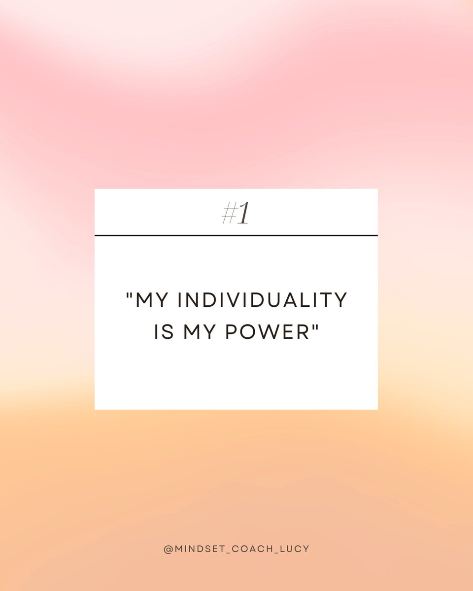 LucyMindset's tweet photo. 3 sentences, each bearing significant power to change how you go about your daily life. Repeat this to yourself each day AND MOST IMPORTANTLY - believe it. Because it is true.

#coaching #motivation #inspiration #affirmations #mindset https://t.co/v4oucN48W5