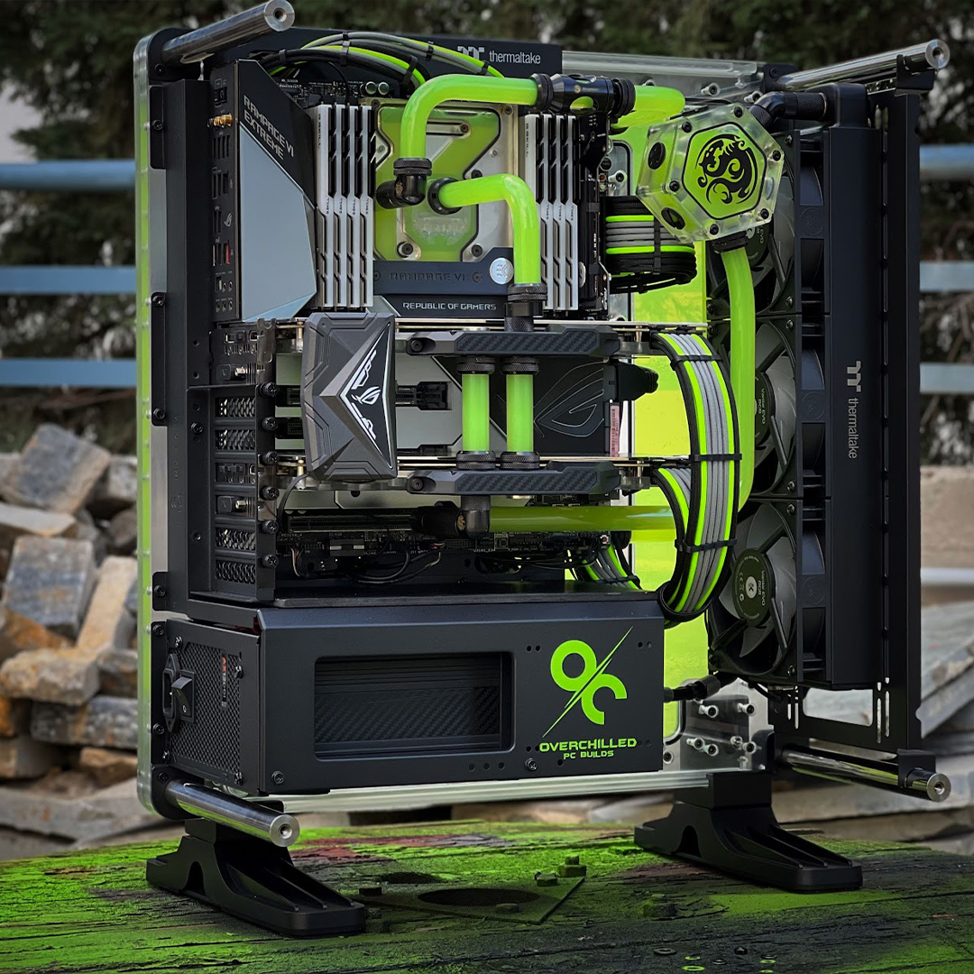 Thermaltake_de's tweet photo. Grün, Grün, Grüner- dieser DistroCase 350P Build von OverChilled PCBuilds 💚
#rgb #rgbsetup #greenpc #custompc #customsetup #watercooling #watercooled #pcmodding #pcmod #diypc #diysetup #pygaming #gaming #pcmr #greenthumb #greenerpc https://t.co/bqnMgUOjOV
