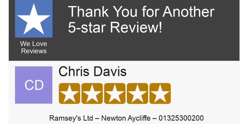 Check out this 5-star review from one of our customers! Have you posted on our review page hoy.cc/1uk