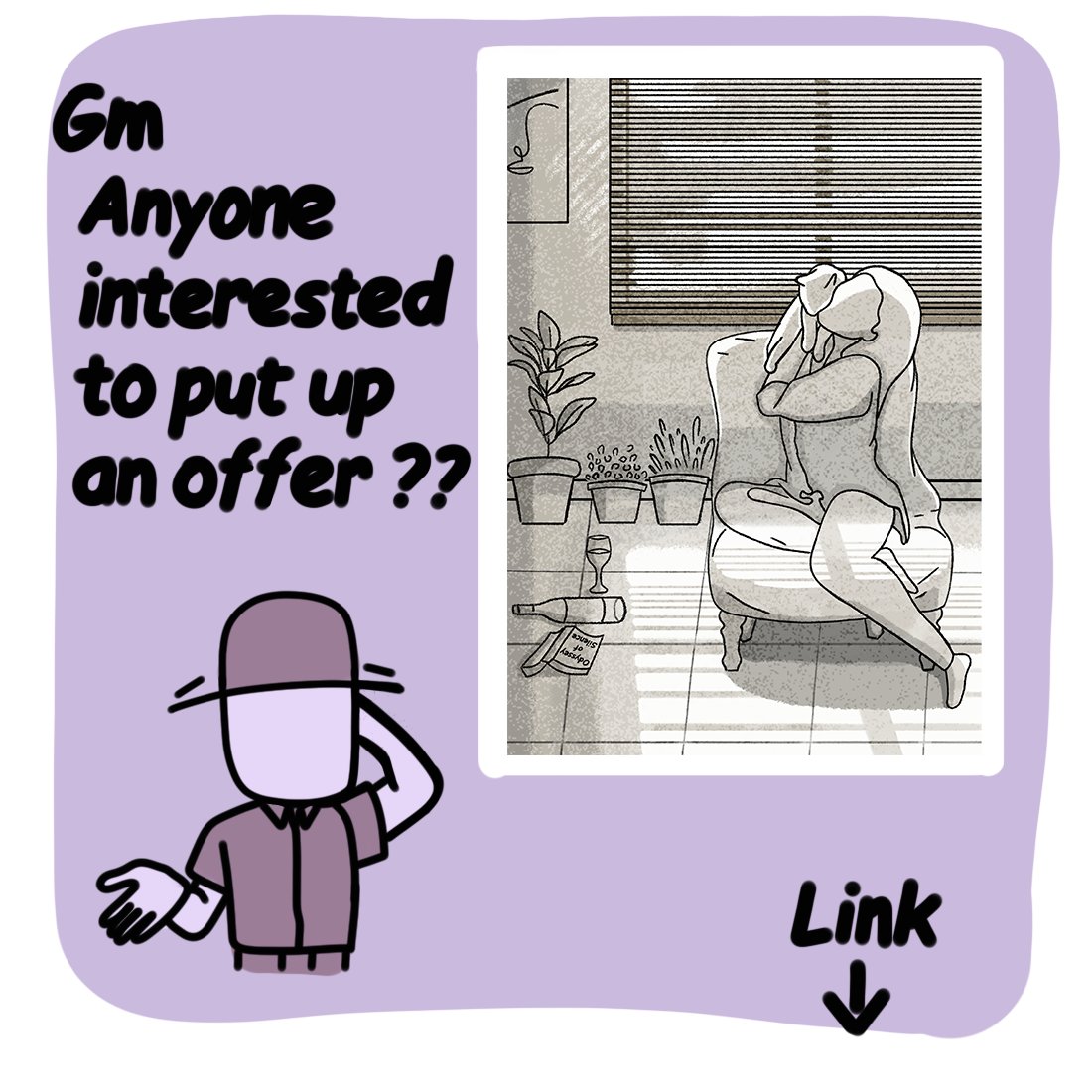 Gm Gm 

Power outage at home for the last 12 hrs, finally back from dark age !!
Btw minted this👇
Anyone interested in making an offer before I list it ?!🫣
And any adventure u been part of lately ? Do share.