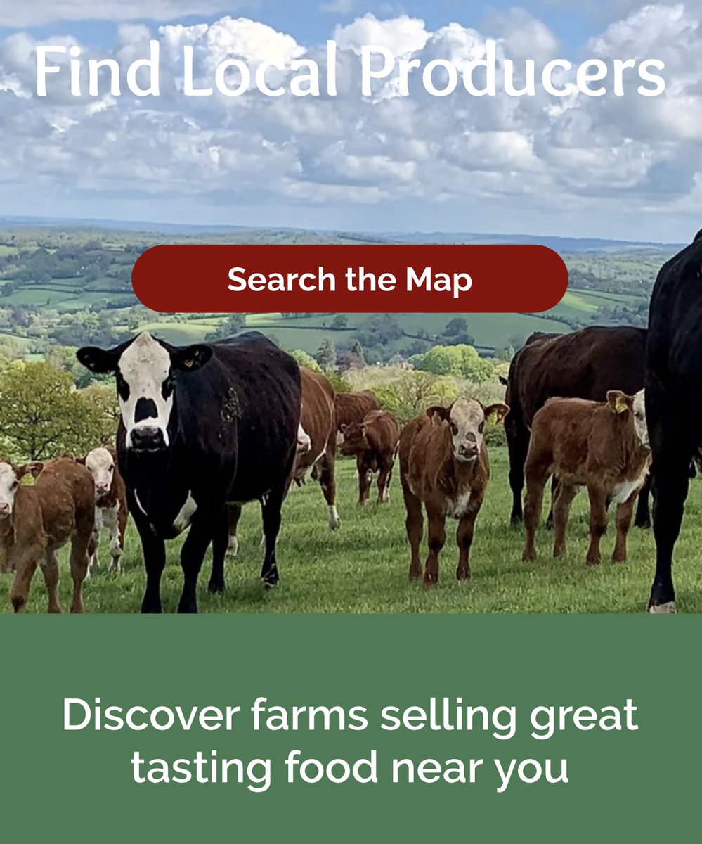 Still buying the same old bland food from the supermarket with no idea of where it came from, who the farmer was, or how it was produced on the farm?

Enjoy great tasting food. Buy direct from local farmers. Check out our website map to find them. Visit produceandprovide.co.uk