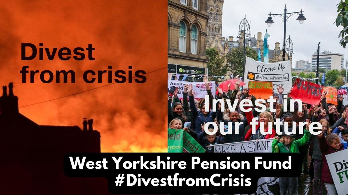 NickHolteBoy's tweet photo. Get our local pension funds out of climate-wrecking fossil fuel investments!
West Yorkshire Pension Fund - Divest from crisis, invest in our future!
ACT NOW to #DivestfromCrisis ! @SHinchcliffe @athornton_bfd @WYPF_LGPS @bradfordmdc
@UKDivest https://t.co/hGliYm84UM