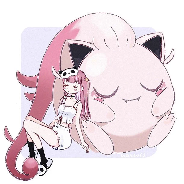 #笹の絵サケブシッポちゃん 