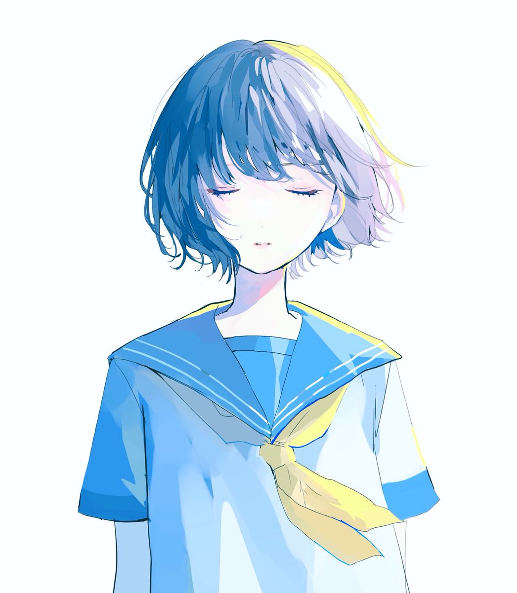 「夏、想う 」|萩森じあのイラスト