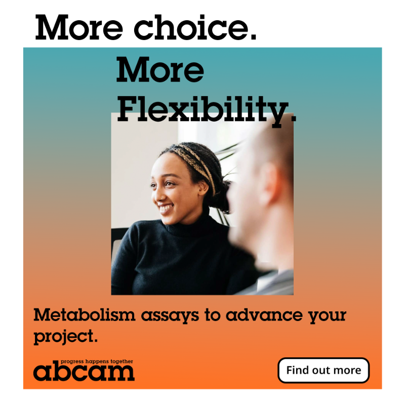abcam's tweet photo. Test metabolism connections faster with easy-to-use optimized assay kits across a wide range of disease areas and metabolic events.