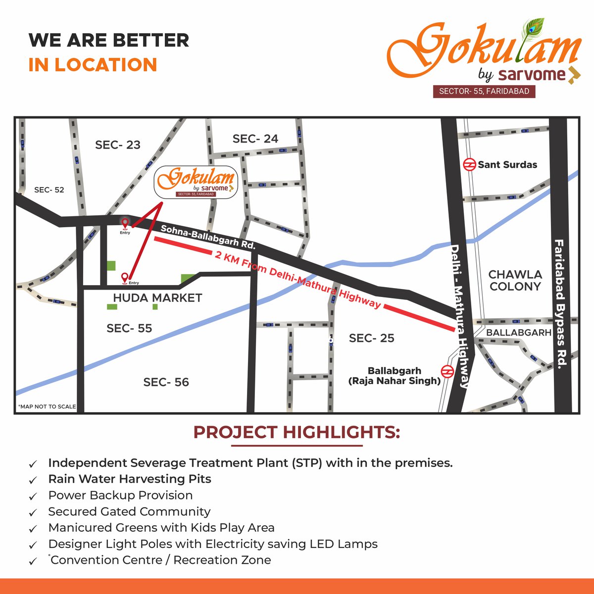 SarvomeD's tweet photo. 𝐆𝐨𝐤𝐮𝐥𝐚𝐦 𝐛𝐲 𝐒𝐚𝐫𝐯𝐨𝐦𝐞 
Gated Residential Plotted Colony (in fully developed HUDA Sector 55)

#DDJAY #plotsinfaridabad #faridabadplots #Sarvome #investment #plots #Faridabad https://t.co/JxrmQFDiJk