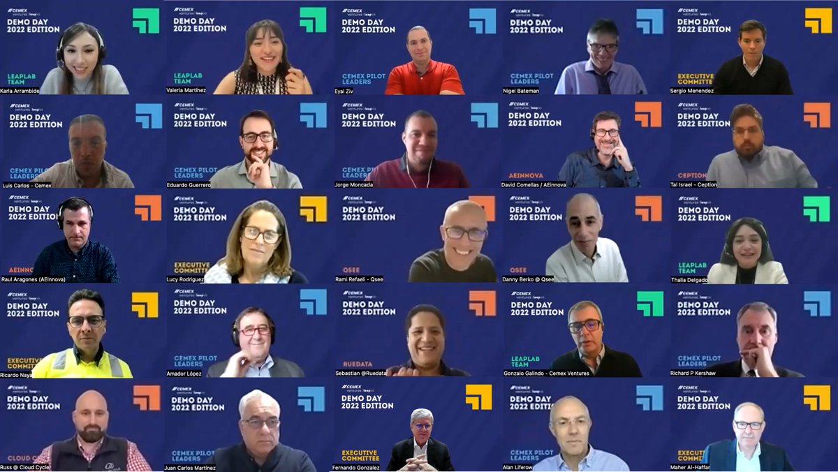 Cemex Ventures (@cemexventures) on Twitter photo #CemexVenturesLeaplab’s cohort concluded the accelerator's 1st edition at #DemoDay2023 where startups & pilot leaders presented to 
<a href="/CEMEX/">Cemex Global</a>’s top Executive Committee.
Stay tuned to see where the LEAP with Cemex has taken each startup 👉 bit.ly/3oZUek3 #CemexVenturesLeaplab’s cohort concluded the accelerator's 1st edition at #DemoDay2023 where startups & pilot leaders presented to 
<a href="/CEMEX/">Cemex Global</a>’s top Executive Committee.
Stay tuned to see where the LEAP with Cemex has taken each startup 👉 bit.ly/3oZUek3