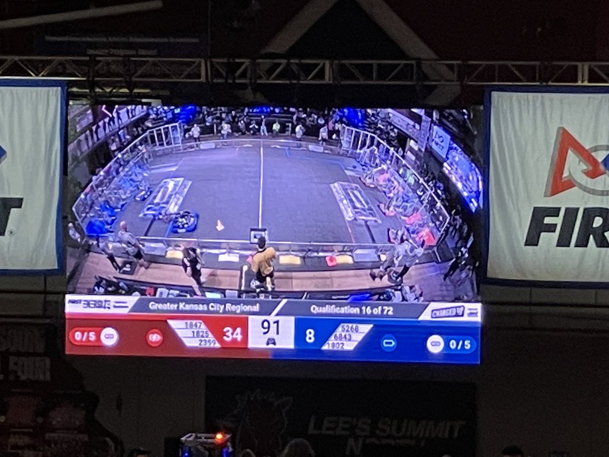 If you have a chance this weekend, stop by and support our Robotics students and sponsor at Lee’s Summit North today and tomorrow. Pretty amazing!