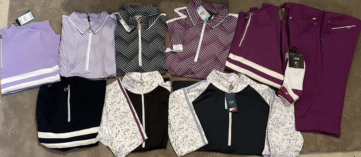 Some new outfits for the season ahead. Thank you JRB.