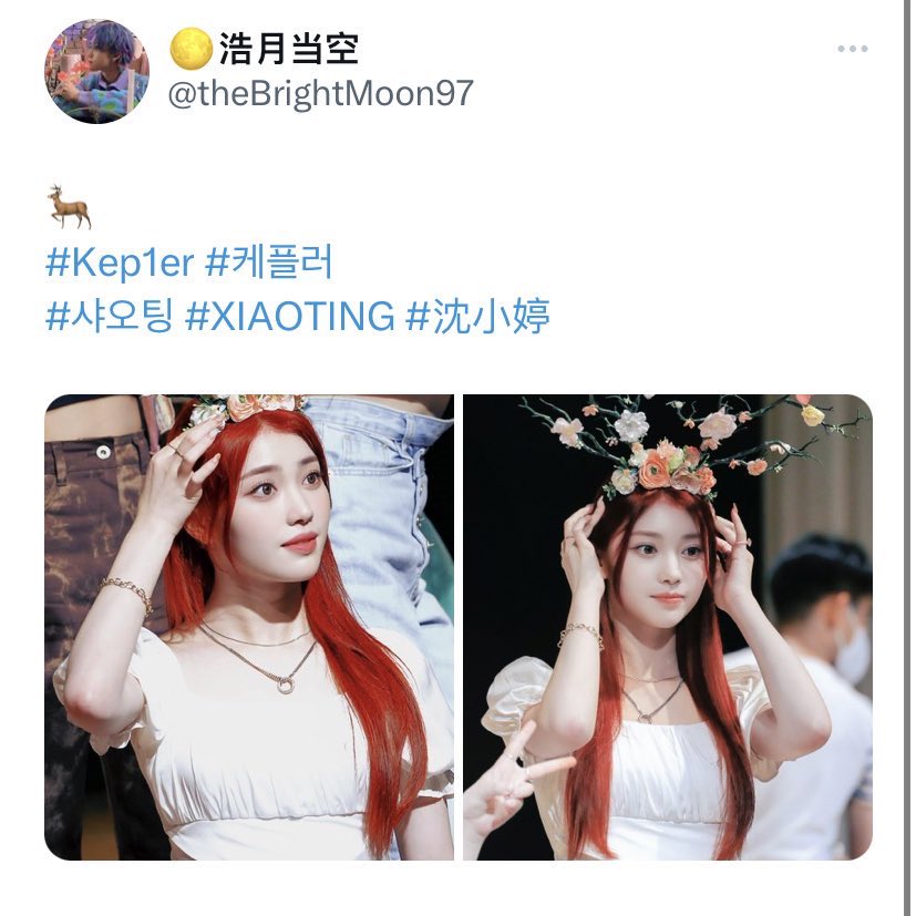 xiaoting being posted by so many fansites this is how you know the ...