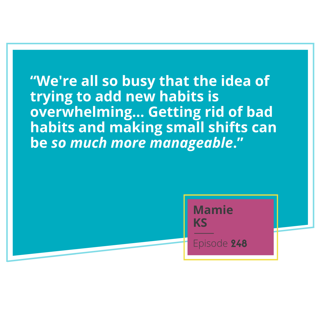 mamieks's tweet photo. What if instead of trying to add new habits to our ever-busy schedules, we focused on removing habits that aren't productive?
This will help us lead a healthier life without wearing ourselves out.
#podcast #managementdevelopment #modernmanager #managementpodcast https://t.co/j2Qemcg92Z