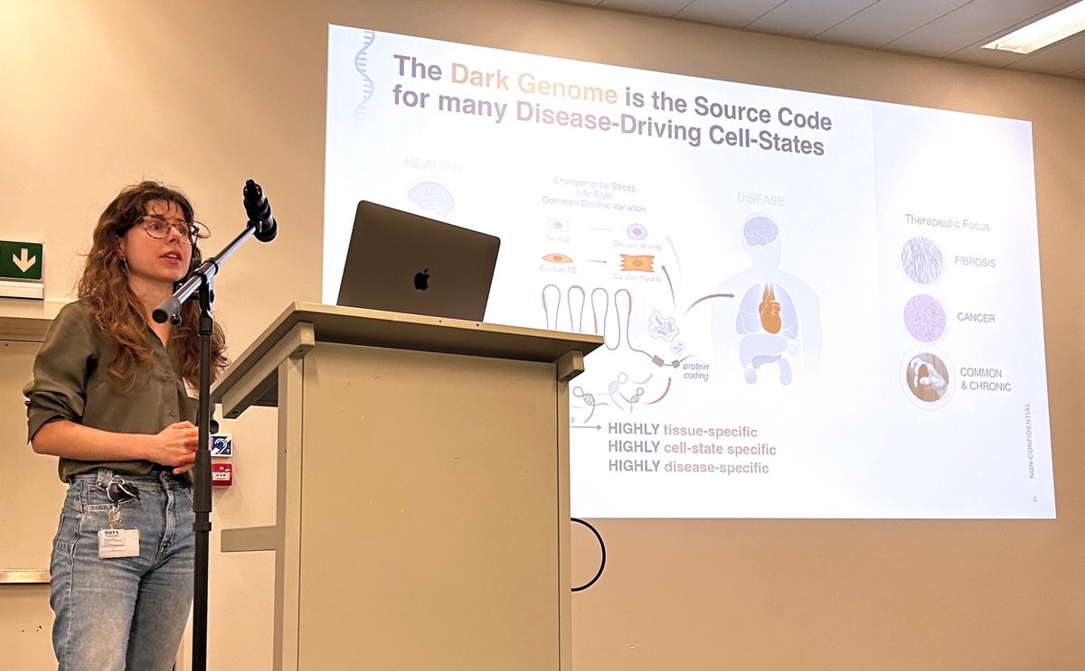 HAYA's Director of Strategic Scientific Communication, Ana Catarina Silva (@AnaSilva_illust), had a fantastic time shedding light on the #DarkGenome during @BiopoleLausanne's Discovery Day! She enjoyed meeting with students, recent graduates & academics from all over Switzerland.