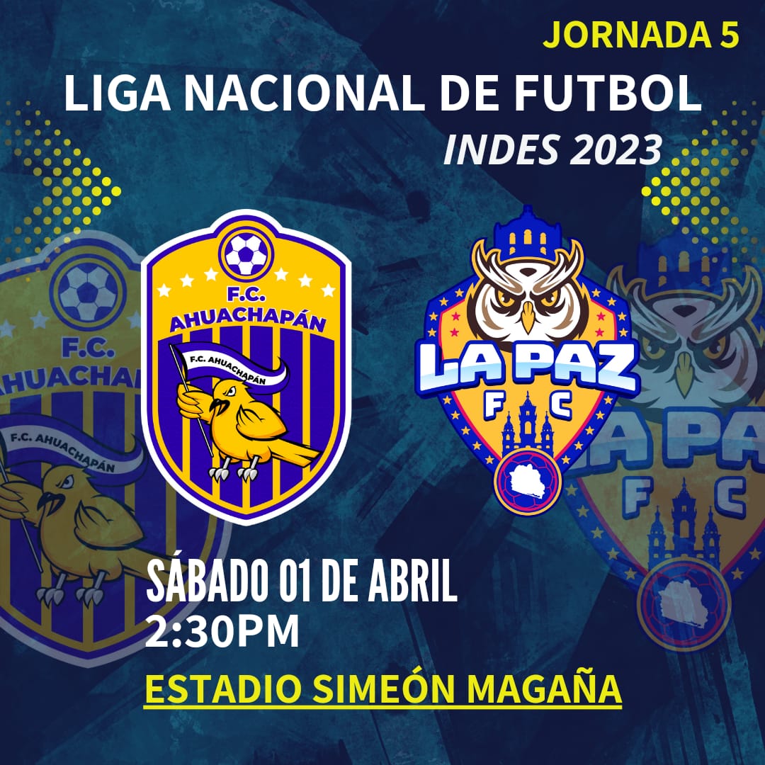 ⚽| Mañana viajamos al occidente del país para enfrentar a F.C Ahuchapán

🏟️ Estadio Simeón Magaña
🗓️ 01 de abril
🕝 2:30pm