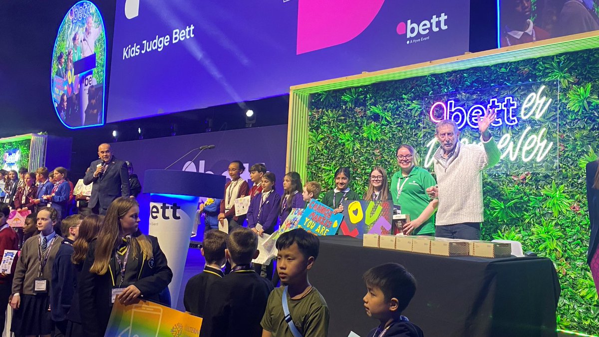 What a great first @Bett_show! Thank you to everyone that visited our stand. 

We've had a great three days and we were delighted to win #KidsJudgeBett today!🥇We'll see you again next year 👋