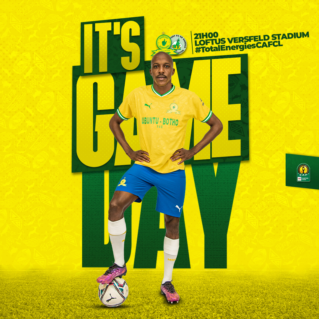 🚨𝑮 𝑨 𝑴 𝑬 𝑫 𝑨 𝒀🚨 🆚 Coton Sport ⏰ 21H00 🏟 Loftus Versfeld Stadium 📺 SS 208 #Sundowns #TotalEnergiesCAFCL