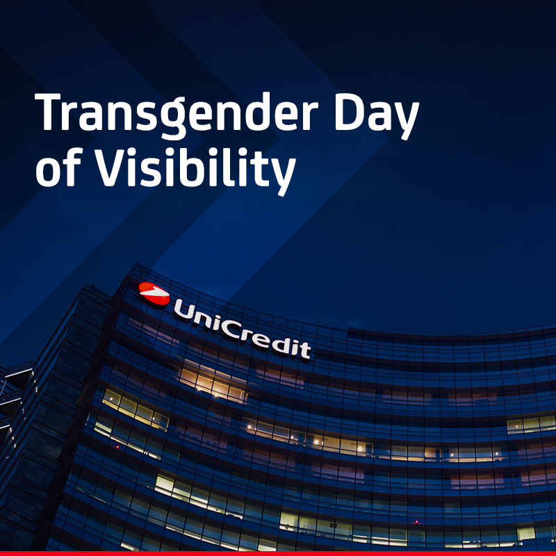 UniCreditEurope's tweet photo. ๐ณ๏ธโโง๏ธ On #TransgenderDayofVisibility, #UniCredit celebrates the courage of the transgender community and gender non-conforming people. Through our commitment to #Diversity, #Equity and #Inclusion we promote acceptance and equality worldwide.
๐ค #UniCreditTower #OurCulture #TDOV