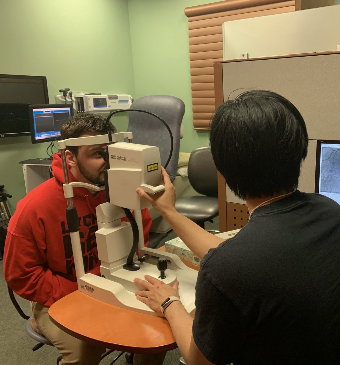 Our lab has developed many technical innovations I. #Microscopy, including using #OCT for retinal and ear imaging. Stop by 3520 at the @BeckmanInst to get your eyes and ears imaged as a part of #BIOH23 this weekend!