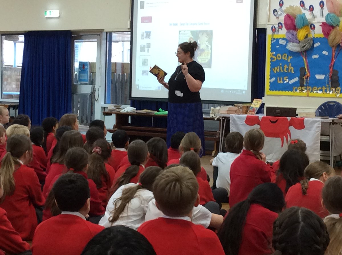 PerryHallOrp's tweet photo. This week we were delighted to have a visit from published author Lucy Noguera. She told us all about her books and the writing process she goes through. The children were truly inspired and learnt a lot! https://t.co/KPXFs1csfL