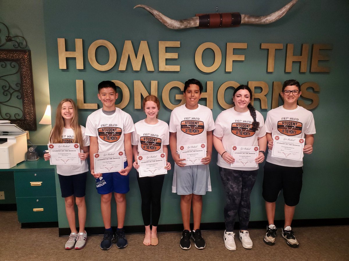 RMS_CounselTeam's tweet photo. Congratulations to our amazing March Students of the Month! 
@HumbleISD_RMS Students of the Month are selected by campus staff based on "The Great 8" skills including optimistic thinking, personal responsibility, and self-awareness. https://t.co/TdeHTN66XG