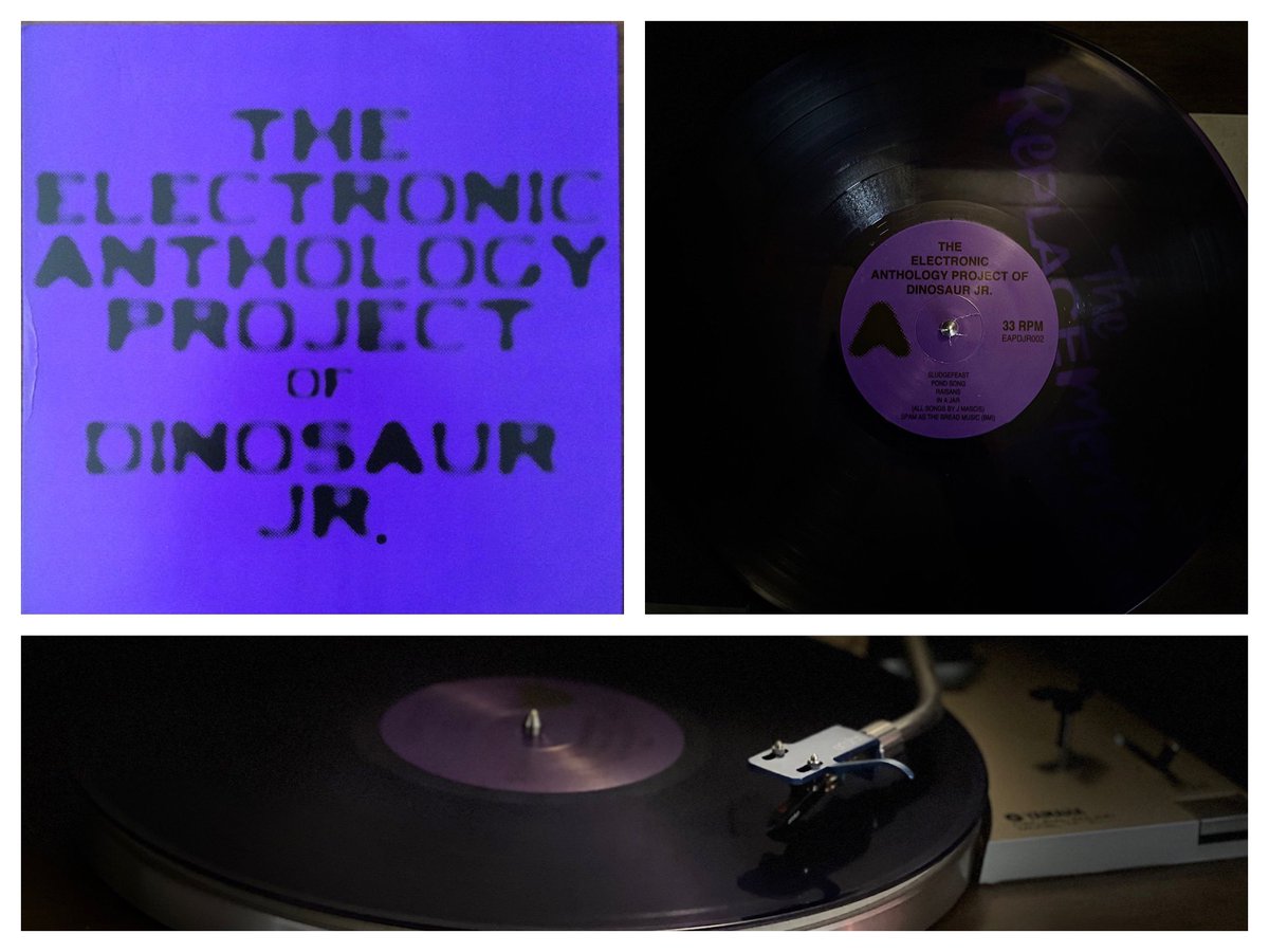 #records #vinyl #LP #album #vinylcollection #nowplaying #spinning #ElectronicAnthologyProject #TheElectronicAnthologyProjectOfDinosaurJr #limitedto500 #electronic #rock #newwave #remotework #sociallydistant #quarantunes #getvaxxed #plagues #musicisthebest
