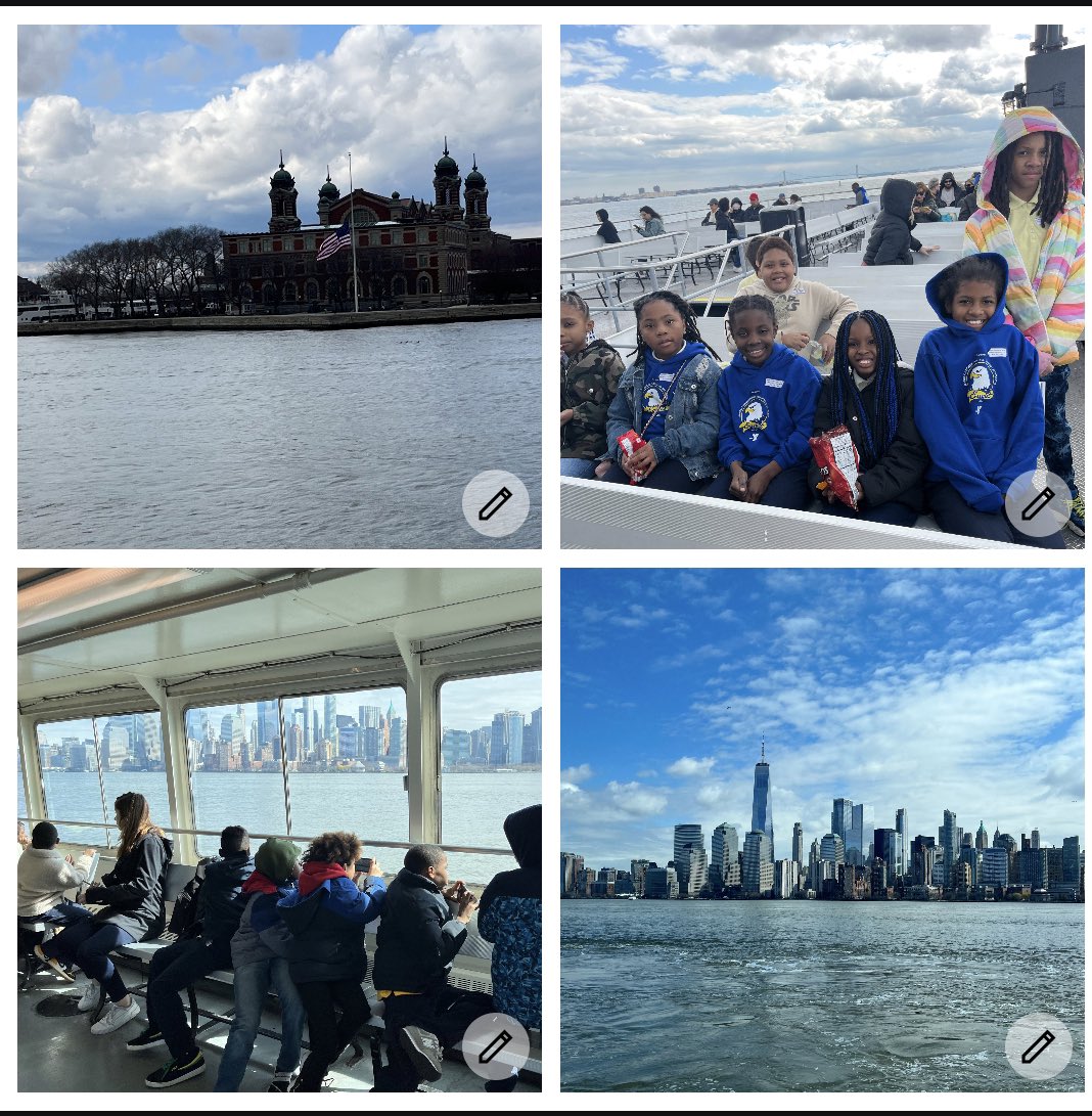 Historic122's tweet photo. The 122 Experience continues as the 3rd grade Eagles took on Ellis Island and the Statue of Liberty! It was many of our scholars first trip to NY! We ferried over from NJ— they are now explorers unpacking immigration (W&amp;W)😎 @BaltCitySchools @KingMark01 @SonjaSantelises https://t.co/mgLB5xAwxn